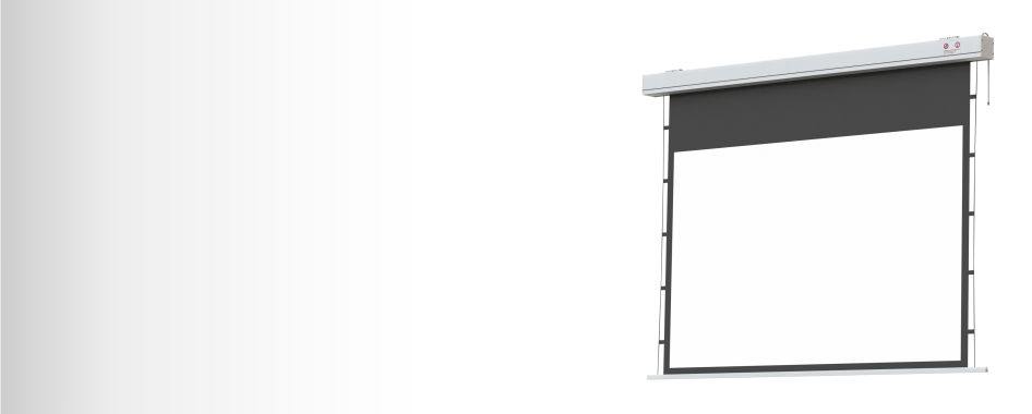 Projekční plátno s černým okrajem a tabtension