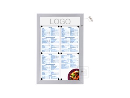 Menu vitrína Z-LED