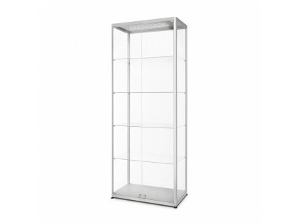 Skleněná prodejní vitrína - VR2-800F LED