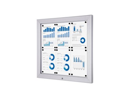 Venkovní vitrína Alpha - 6xA4