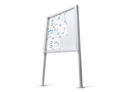 Sloupky pro vitríny SCT a SCL, s patkou