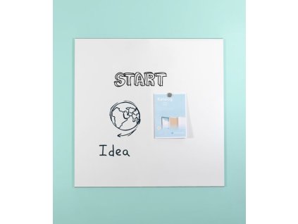 Magnetická tabule Slim, bez rámu