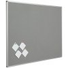 Nástěnka Softline, filcová - šedá