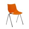Plastová židle Shell - oranžová