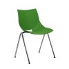 Plastová židle Shell - zelená