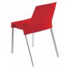 Plastová židle Shine - barva plastu červená