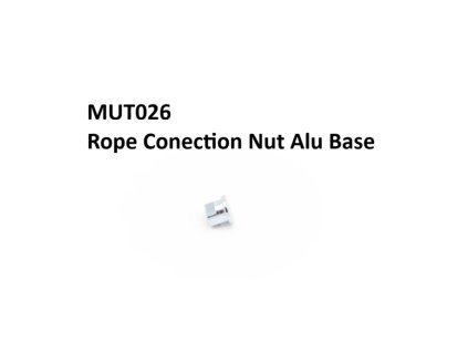 MUT026 Rope Conection Nut Alu Base