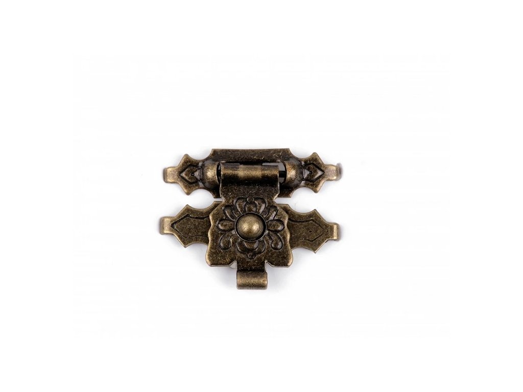 Kovové zapínání vintage 16 × 21 mm – varianta č. 2