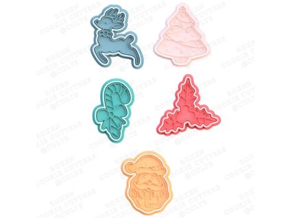 vykrajovátko s náznakem motivu – vánoční vykrajovátka