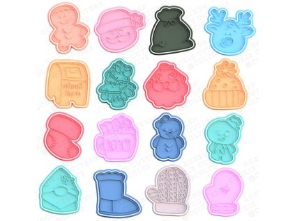 vykrajovátko s razítkem – vánoce