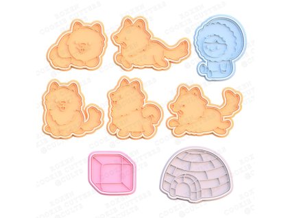 vykrajovátka na polymerové hmoty – husky +iglu