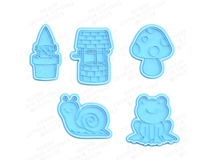 vykrajovátko s razítkem – zahrada