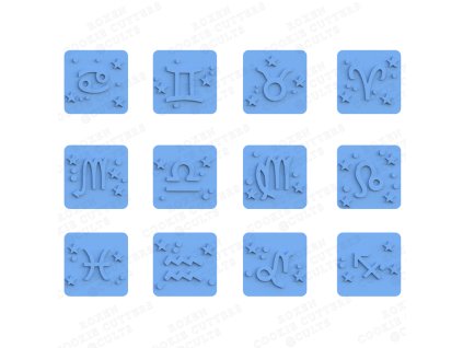 vykrajovátka pro kreativní tvoření – zodiak symboly
