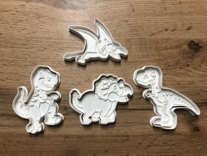 tematické vykrajovátko – sada vykrajovátek  dinosauři 3