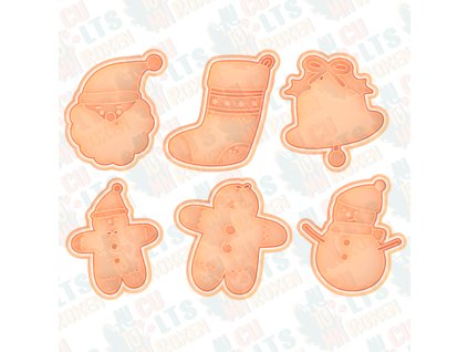 vykrajovátko s náznakem motivu – vánoce 20