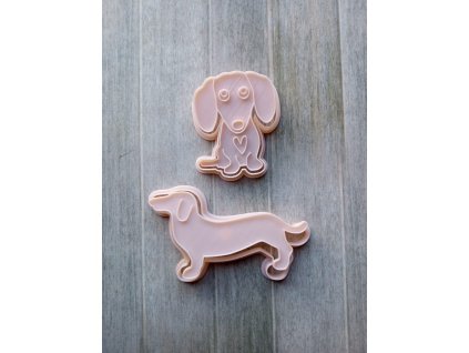 tematické vykrajovátko – sada vykrajovátek  jezevčík