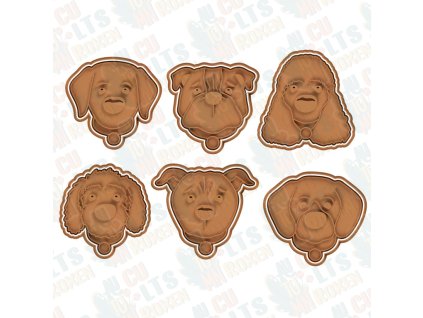 vykrajovátka na figurky a ozdoby – pejsci