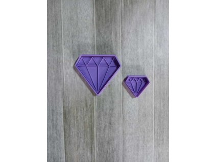 vykrajovátka na polymerové hmoty – vykrajovátko  diamant