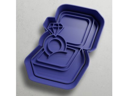 vykrajovátko s náznakem motivu – vykrajovátko  zásnubní prsten