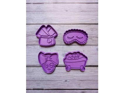 vykrajovátko s razítkem – sada vykrajovátek  spa / wellness / relax