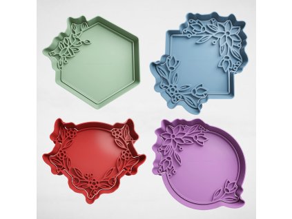 vykrajovátko s náznakem motivu – sada vykrajovátek  rámečky