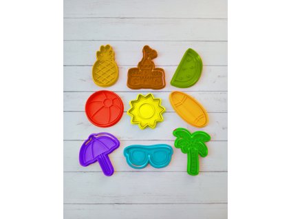 vykrajovátko s obtiskem – sada vykrajovátek  léto