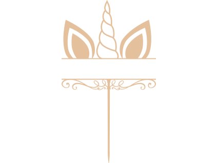 Zápich - Jednorožec s vlastním textem