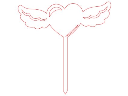 Valentine's day cake topper 5