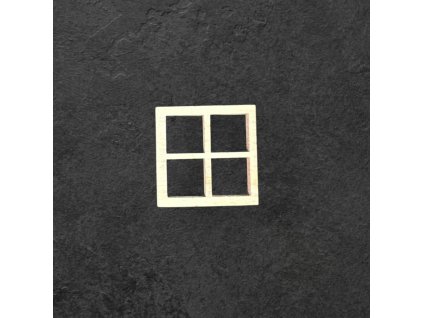 okno k dalšímu tvoření - č.4 – dřevěná dekorace