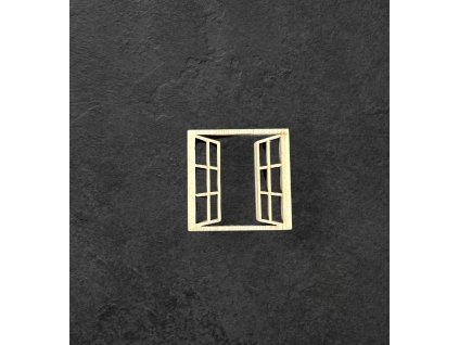 okno k dalšímu tvoření - č.9 – dřevěná dekorace