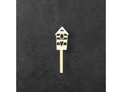 ptačí budka k dalšímu tvoření - č.1 – dřevěná dekorace