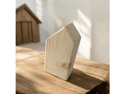 dřevěný domeček 4. (6x4cm) – dřevěná dekorace