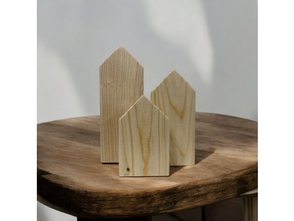 dřevěný domeček 5. (7x1,9cm) – dřevěná dekorace