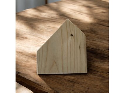 dřevěný domeček 7. (9x1,9cm) – dřevěná dekorace