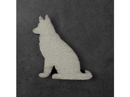 pejsek k dalšímu tvoření - č.3 – dřevěná dekorace