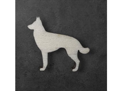 pejsek k dalšímu tvoření - č.6 – dřevěná dekorace