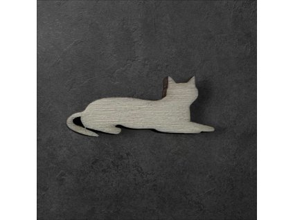 kočička k dalšímu tvoření - č.4 – dřevěná dekorace