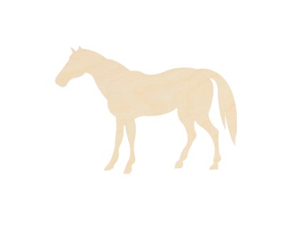 kůň k dalšímu tvoření - č.1 – dřevěná dekorace