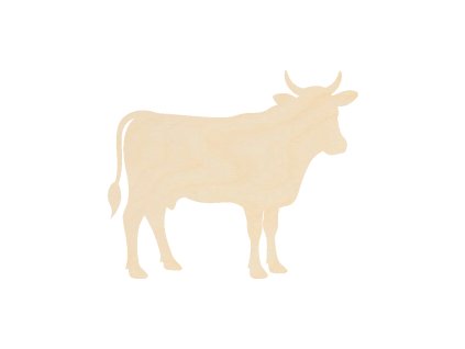 kráva k dalšímu tvoření - č.2 – dřevěná dekorace