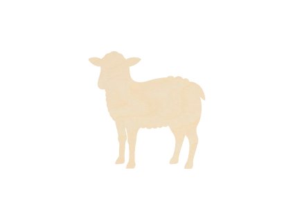 ovce k dalšímu tvoření - č.2 – dřevěná dekorace