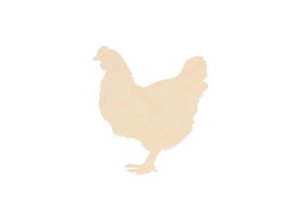 slepice k dalšímu tvoření - č.1 – dřevěná dekorace