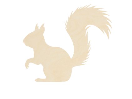 veverkak dalšímu tvoření - č.1 – dřevěná dekorace