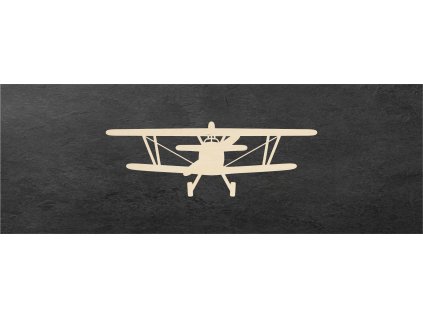 letadlo k dalšímu tvoření - č.2 – dřevěná dekorace