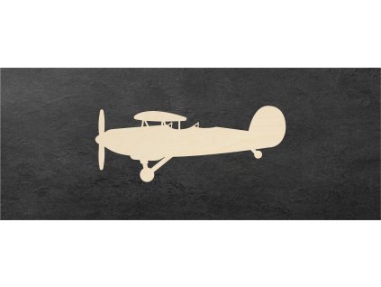 letadlo k dalšímu tvoření - č.3 – dřevěná dekorace