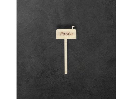 poštovní schránka k dalšímu tvoření - č.1 – dřevěná dekorace