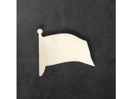 vlajka k dalšímu tvoření - č.1 – dřevěná dekorace