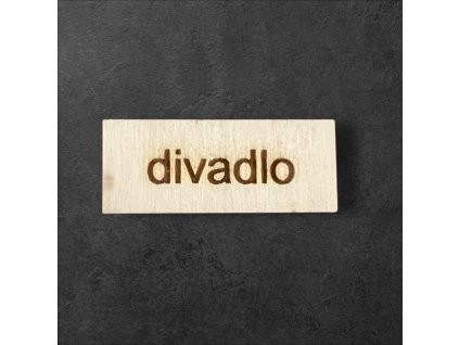 cedule divadlo k dalšímu tvoření - č.1 – dřevěná dekorace