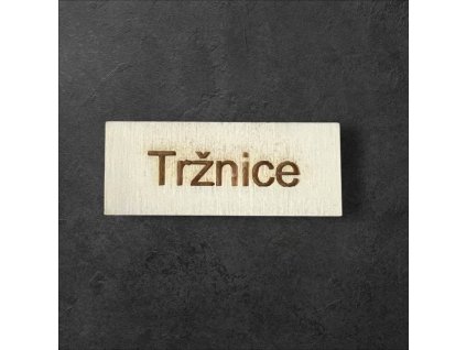 cedule tržnice k dalšímu tvoření - č.1 – dřevěná dekorace