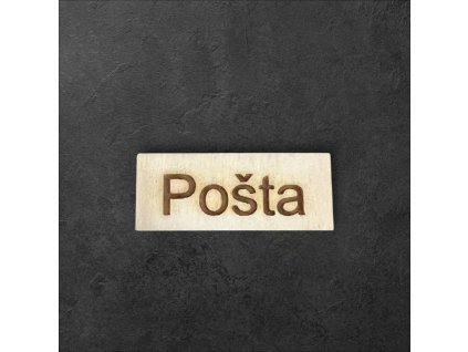 cedule pošta k dalšímu tvoření - č.1 – dřevěná dekorace