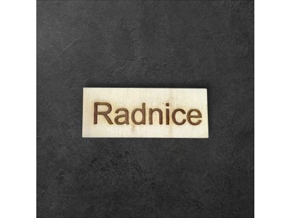 cedule radnice k dalšímu tvoření - č.1 – dřevěná dekorace